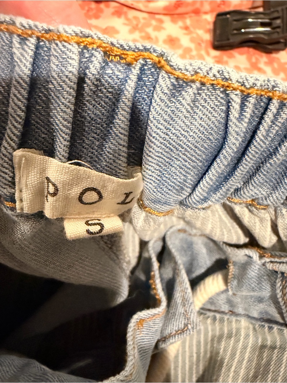 POL Bohemian Patchwork Light Blue Women’s Jeans - Picture 7 of 8